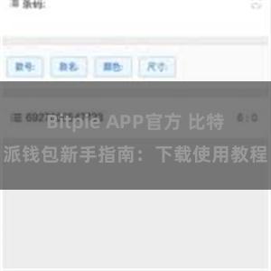 Bitpie APP官方 比特派钱包新手指南：下载使用教程