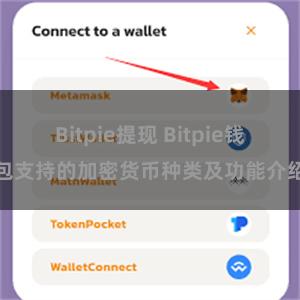 Bitpie提现 Bitpie钱包支持的加密货币种类及功能介绍