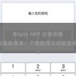 Bitpie APP 比特派钱包最新版本：下载教程与功能亮点！