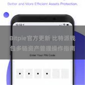 Bitpie官方更新 比特派钱包多链资产管理操作指南