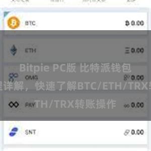 Bitpie PC版 比特派钱包转账教程详解，快速了解BTC/ETH/TRX转账操作