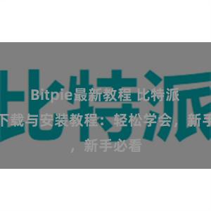 Bitpie最新教程 比特派钱包下载与安装教程：轻松学会，新手必看