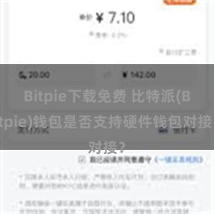 Bitpie下载免费 比特派(Bitpie)钱包是否支持硬件钱包对接？