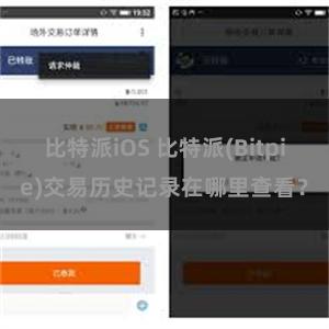 比特派iOS 比特派(Bitpie)交易历史记录在哪里查看？