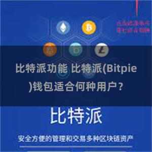 比特派功能 比特派(Bitpie)钱包适合何种用户？