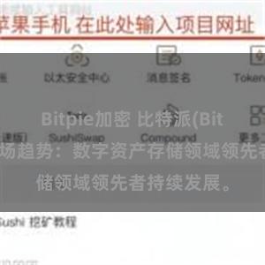 Bitpie加密 比特派(Bitpie)钱包市场趋势：数字资产存储领域领先者持续发展。