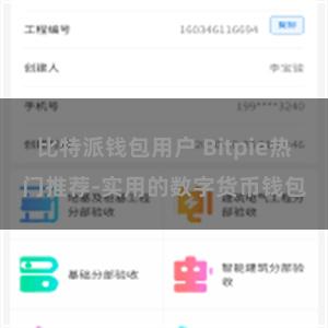 比特派钱包用户 Bitpie热门推荐-实用的数字货币钱包