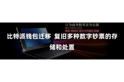 比特派钱包迁移  复旧多种数字钞票的存储和处置