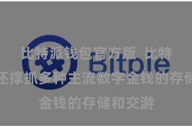 比特派钱包官方版  比特派钱包还撑抓多种主流数字金钱的存储和交游
